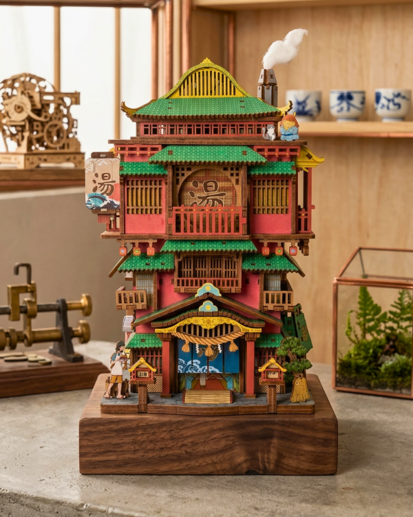 Tonecheer Kit de rompecabezas 3D -El Viaje de Chihiro