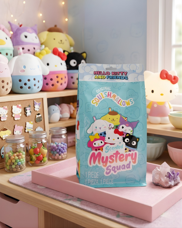 Squishmallows Original Sanrio de 8 pulgadas con aroma Boba Mystery Squad
